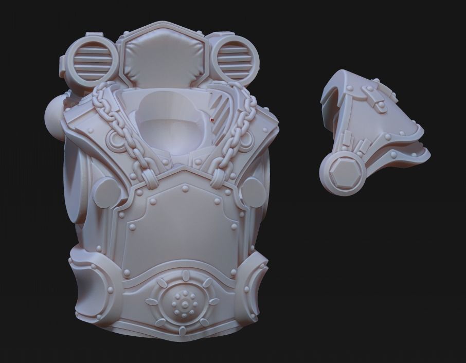 Tempest Legion - MK3 Heavy Infantry 3D print model_10