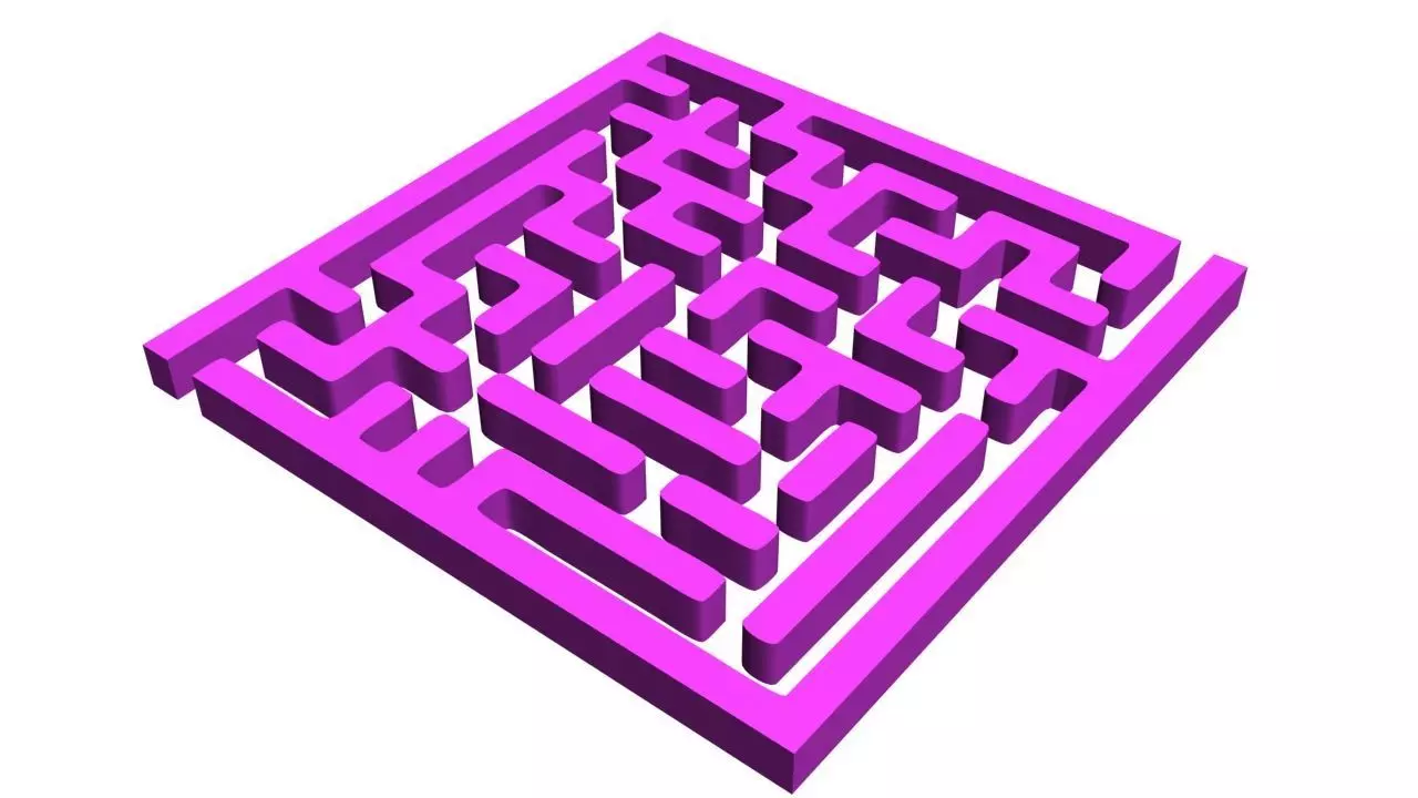 3d maze game model for game and animation projects Low-poly 3D model_0