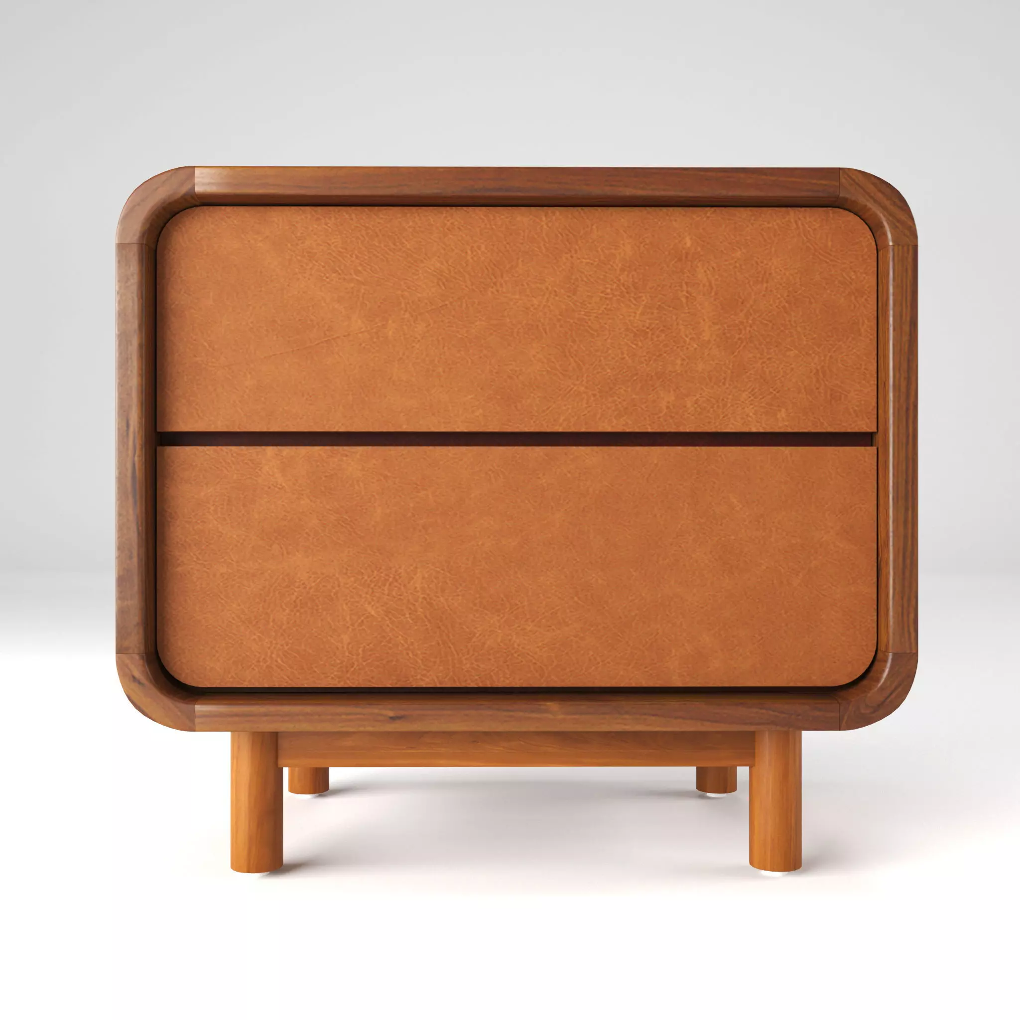 Shinola Runwell Walnut Nightstand 3D model_0