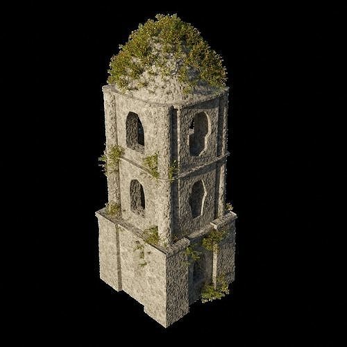 Cagsawa Church 3D model