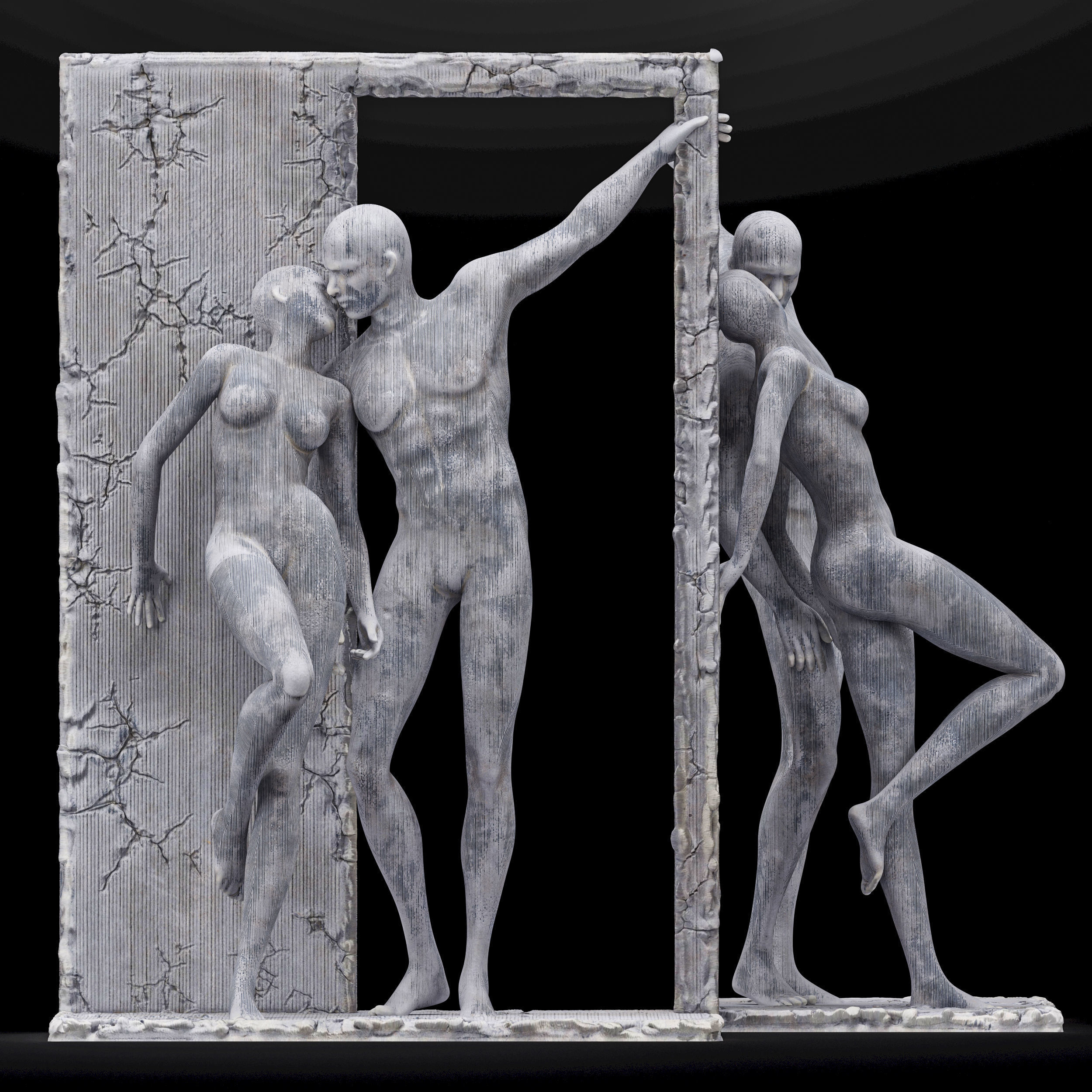 Bob Quinn 1948  Figurative sculptor Free 3D model_1
