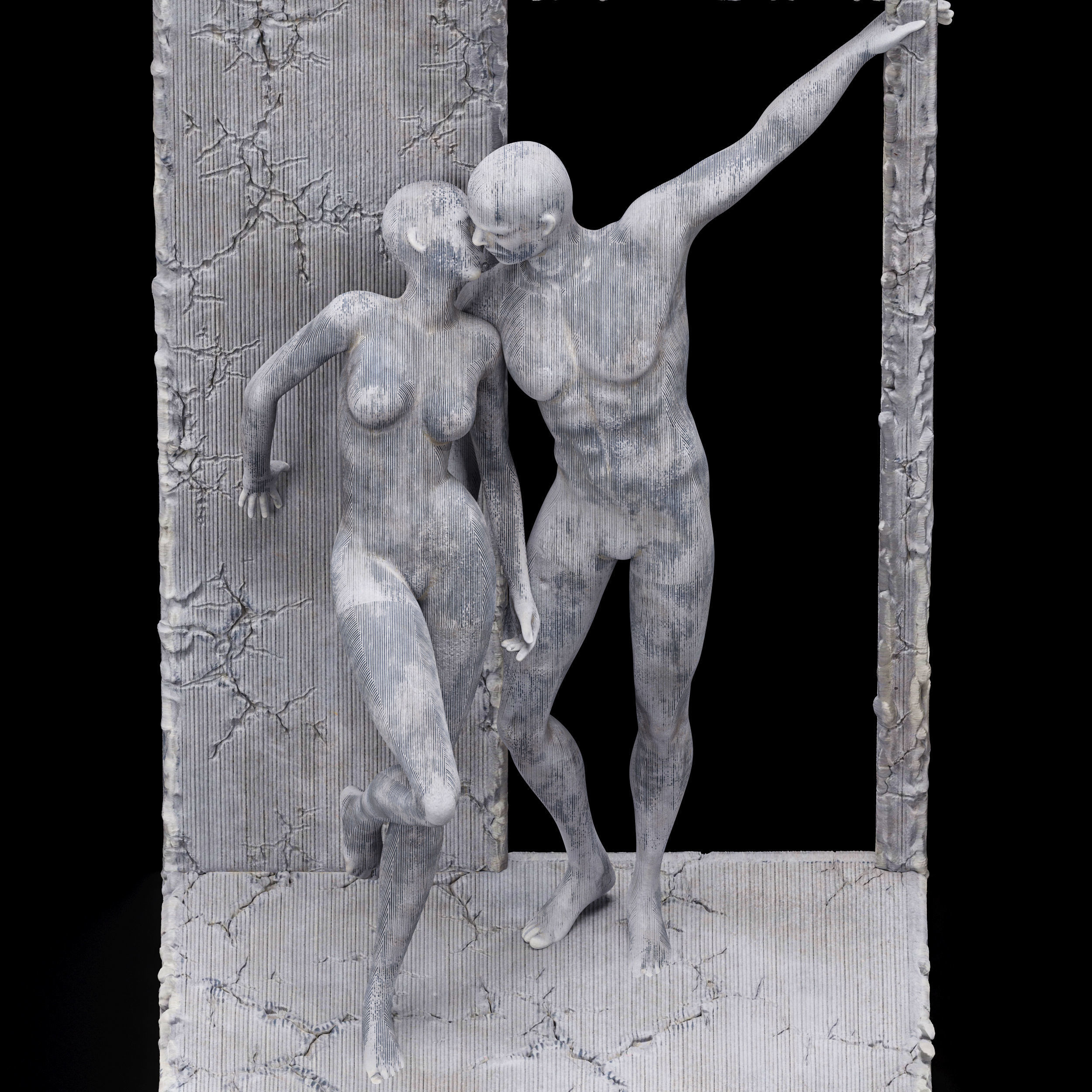 Bob Quinn 1948  Figurative sculptor Free 3D model_3