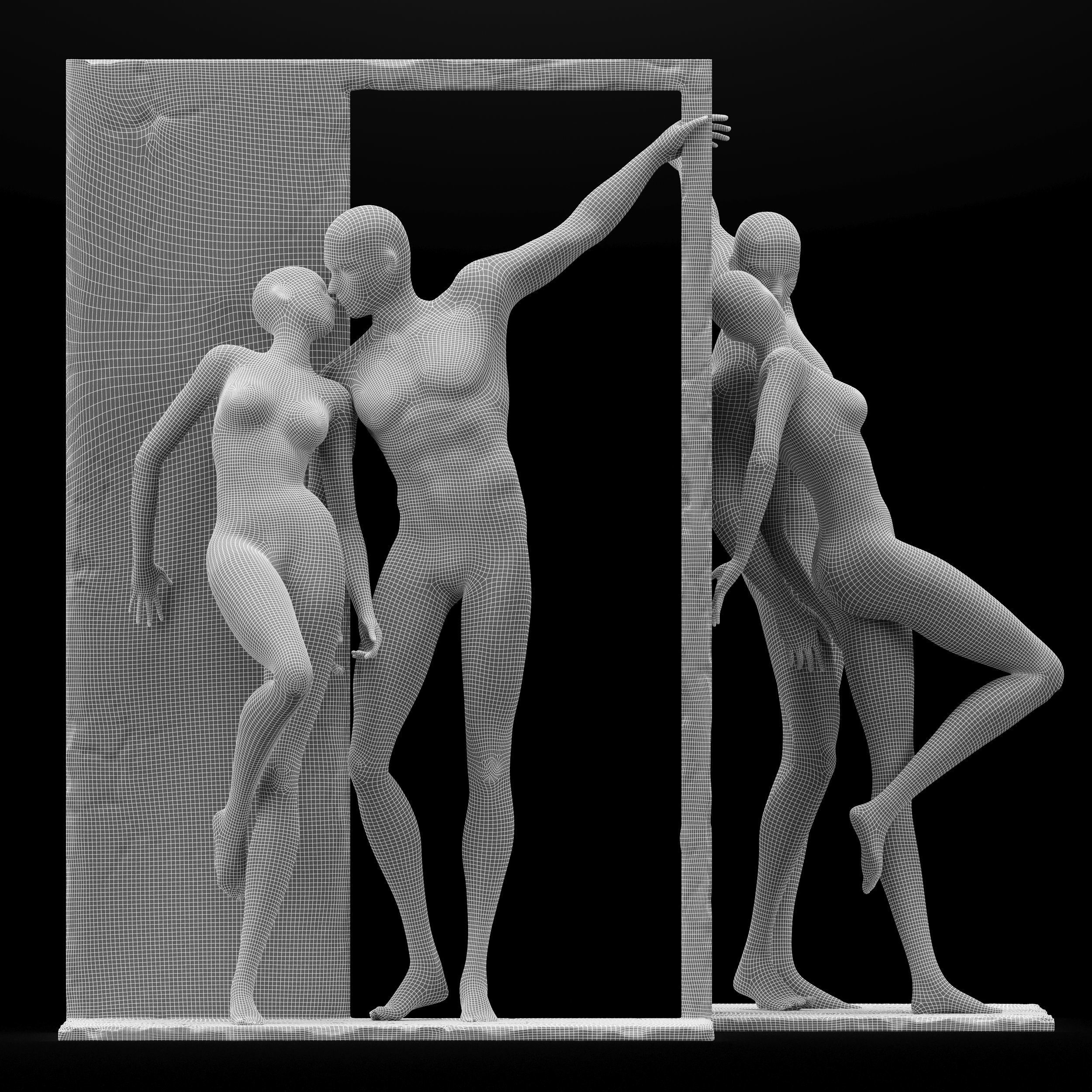 Bob Quinn 1948  Figurative sculptor Free 3D model_5