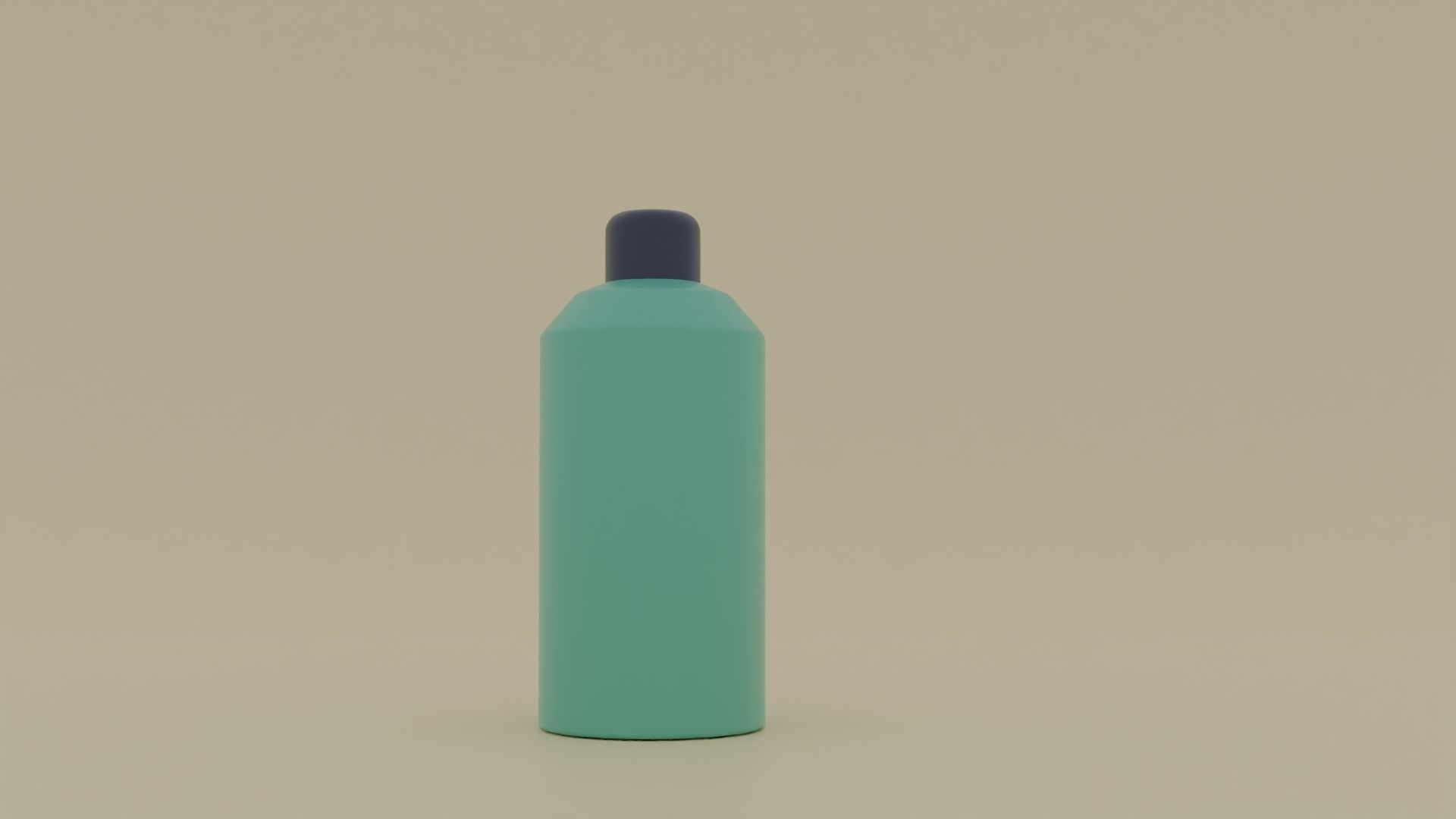 Water bottle cartoon Free low-poly 3D model_3