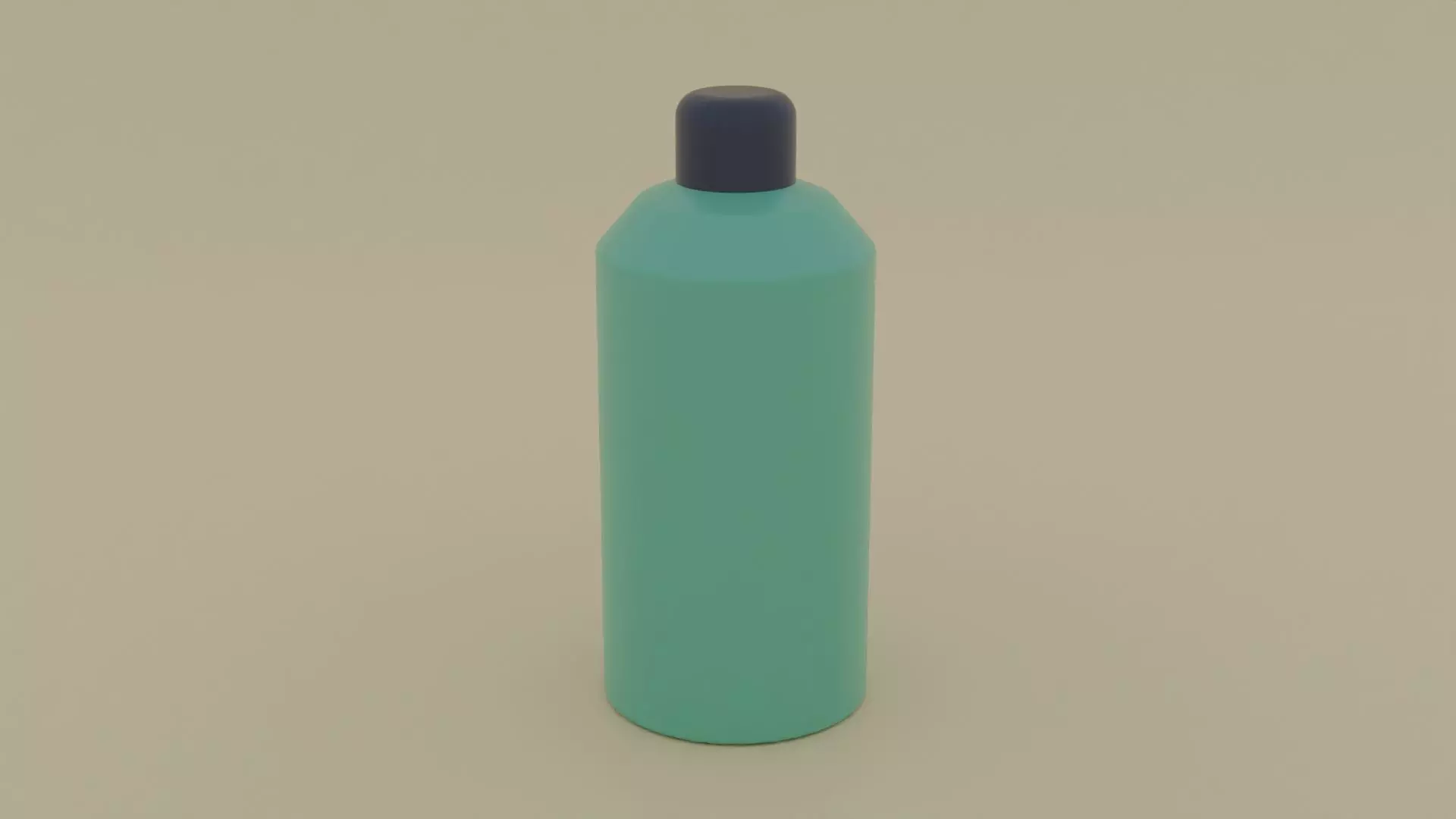 Water bottle cartoon Free low-poly 3D model_0