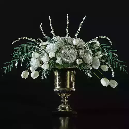 Flower Set 005 Grand bouquet 3D model
