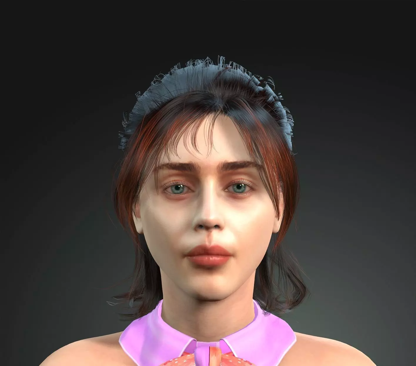 3D Women -3D Rigged model ready for animation 1110 3D model