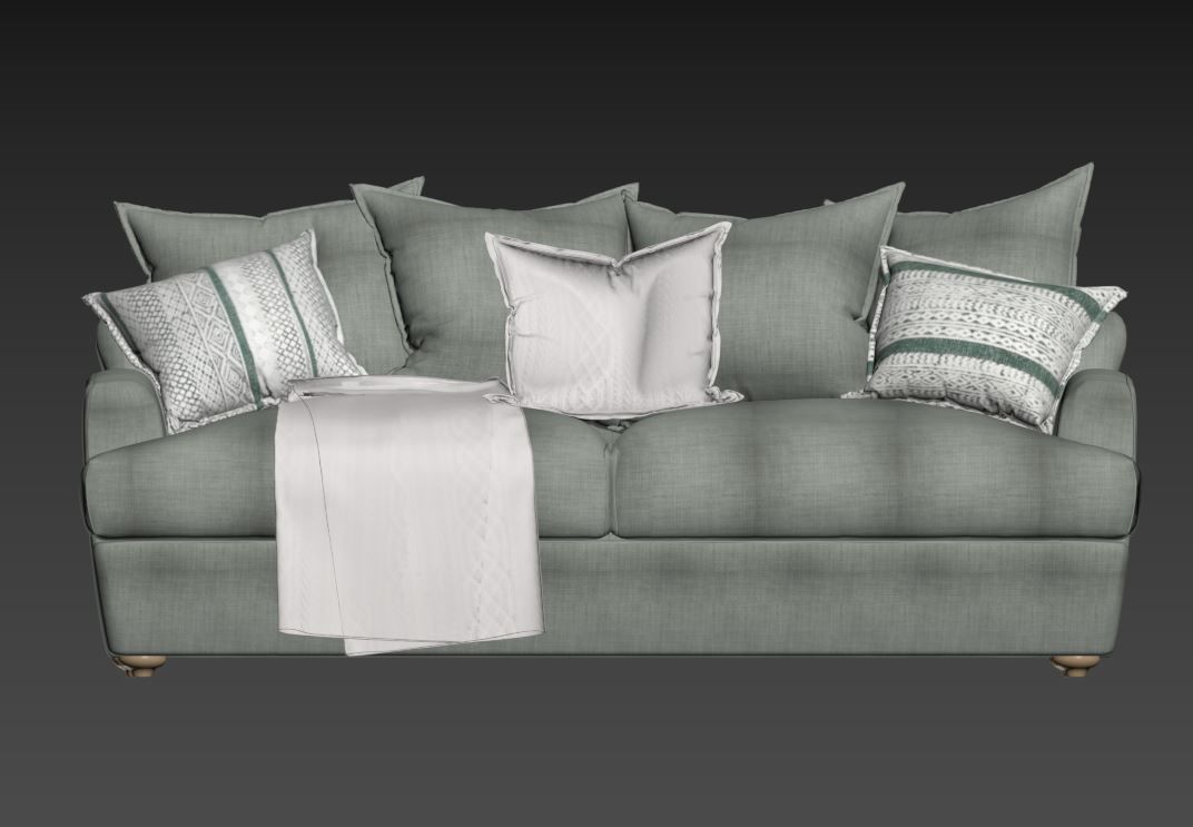 Smooch Sofa 01 Free 3D model_15