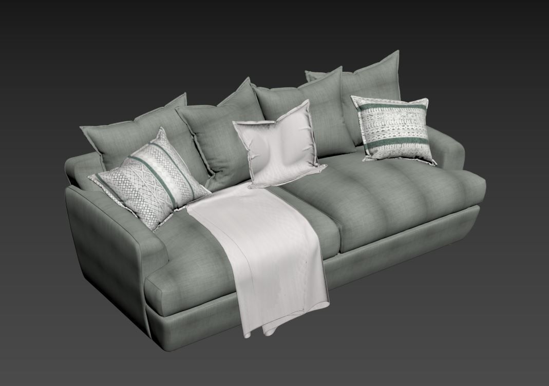 Smooch Sofa 01 Free 3D model_17