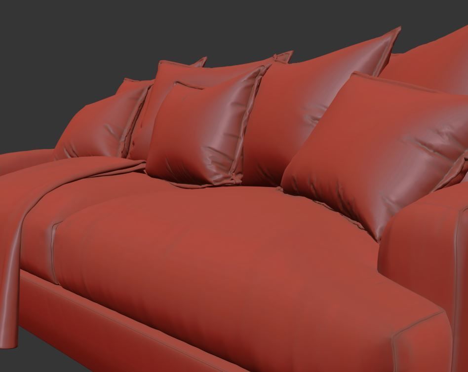 Smooch Sofa 01 Free 3D model_12