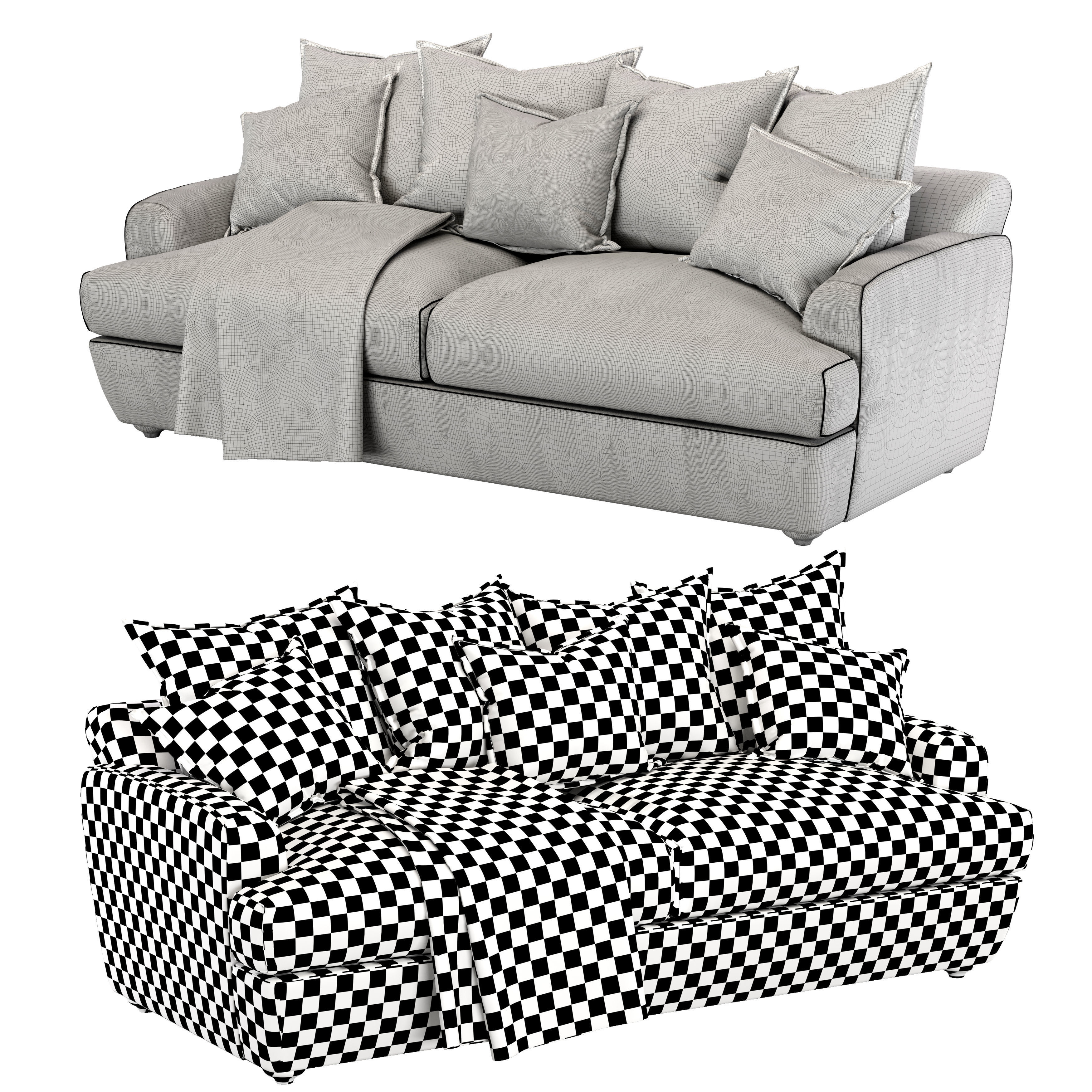 Smooch Sofa 01 Free 3D model_19