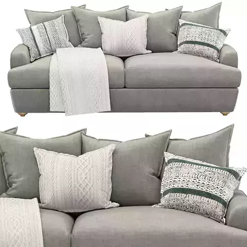 Smooch Sofa 01 Free 3D model