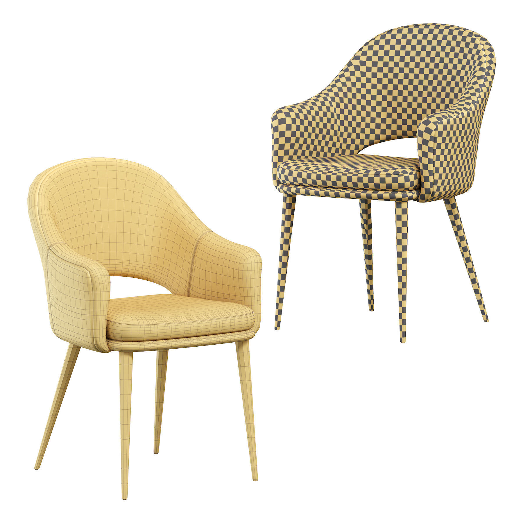 Deephouse Magrib chair 3D model_4