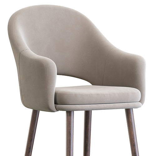 Deephouse Magrib barstool 3D model 6