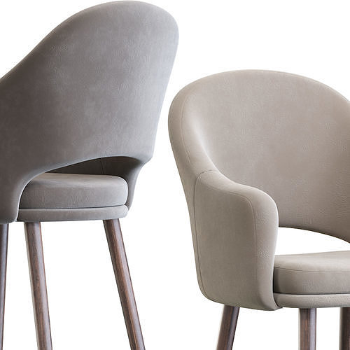 Deephouse Magrib barstool 3D model 7