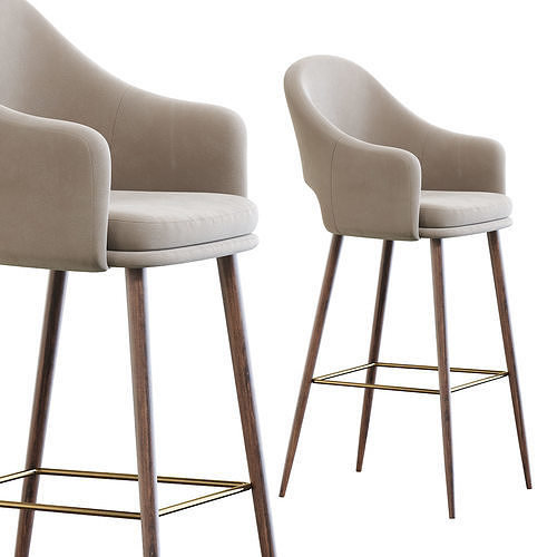 Deephouse Magrib barstool 3D model 3