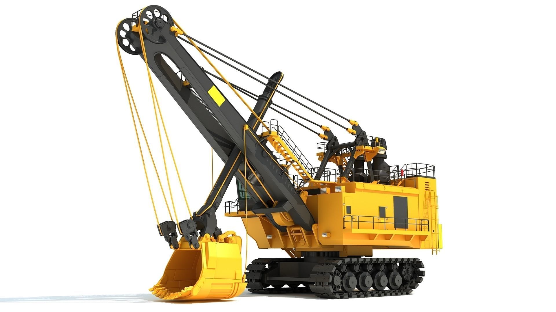 Mining Vehicles Pack 3D model_8