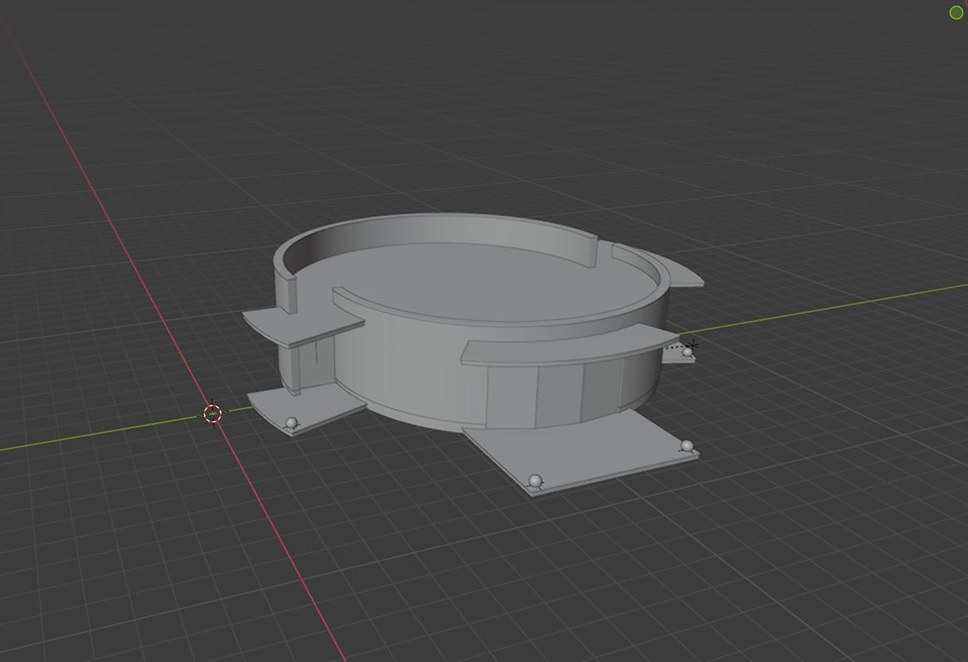 Family House 14 - Created with fully parametric Revit Families Low-poly 3D model_9