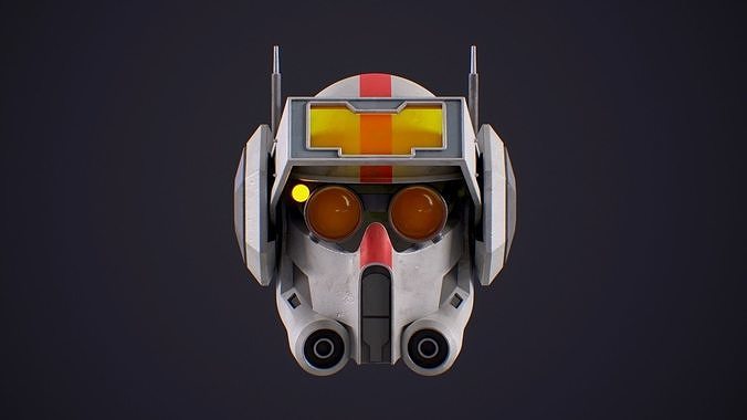 Realistic Tech Helmet- Bad Batch Series 3D print model