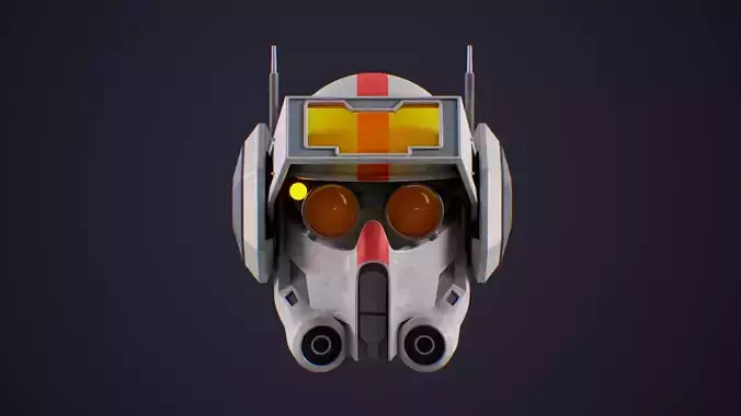 Realistic Tech Helmet- Bad Batch Series 3D print model