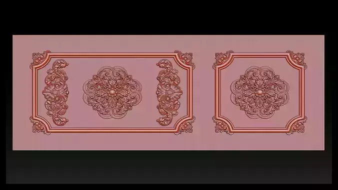 Carved door for CNC router