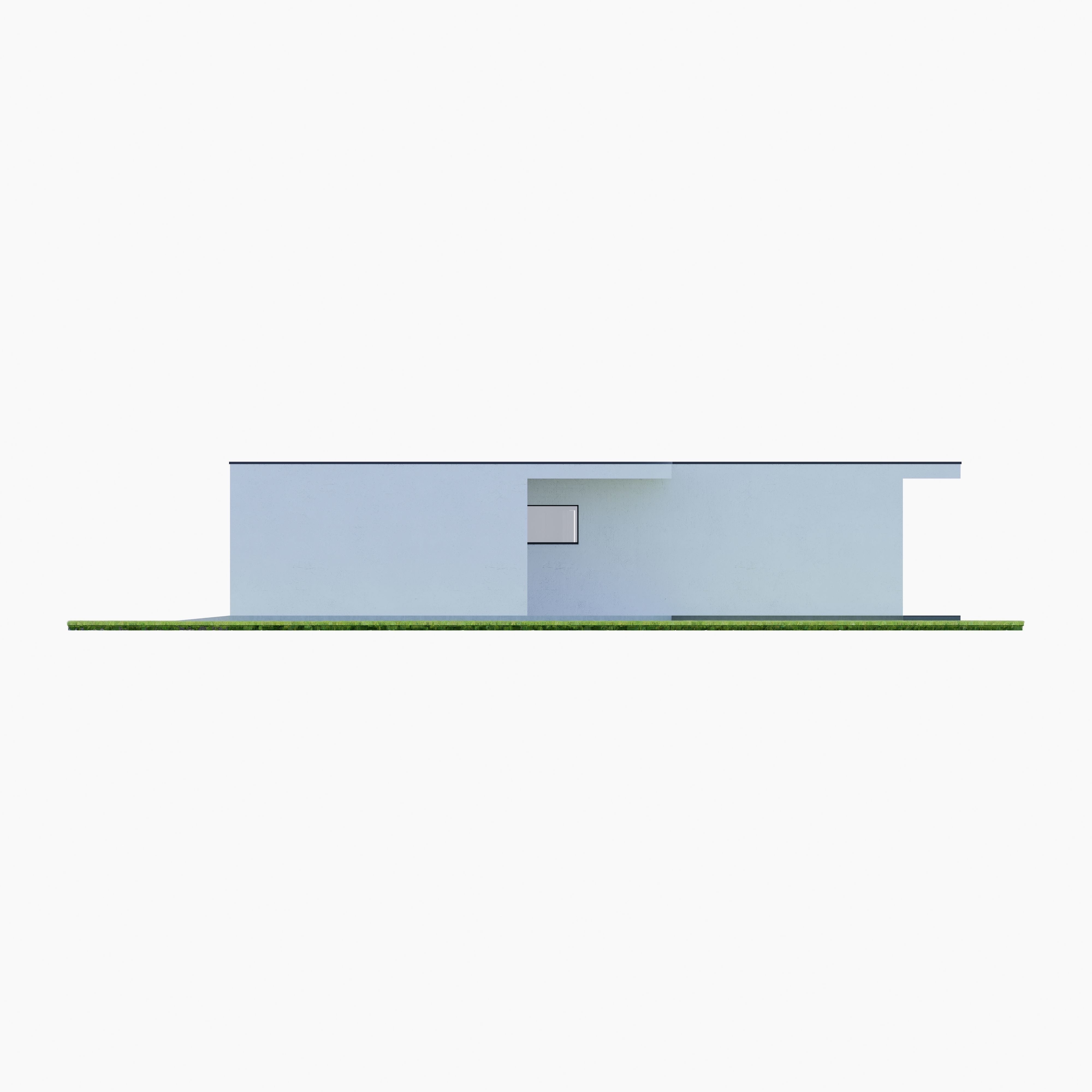 Family House 15 - Created with fully parametric Revit Families Low-poly 3D model_5