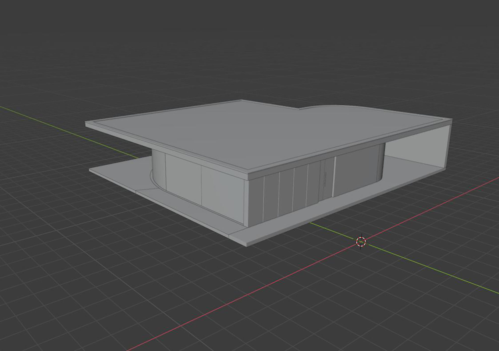 Family House 15 - Created with fully parametric Revit Families Low-poly 3D model_9