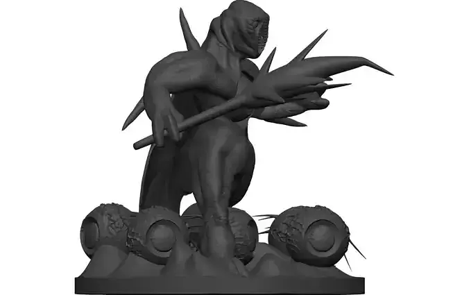 Monster figurine 3D model