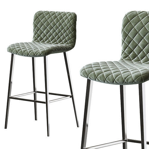 Kuga Bontempi barstool 3D model 3