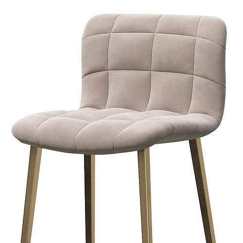 Kuga Bontempi barstool 3D model 7