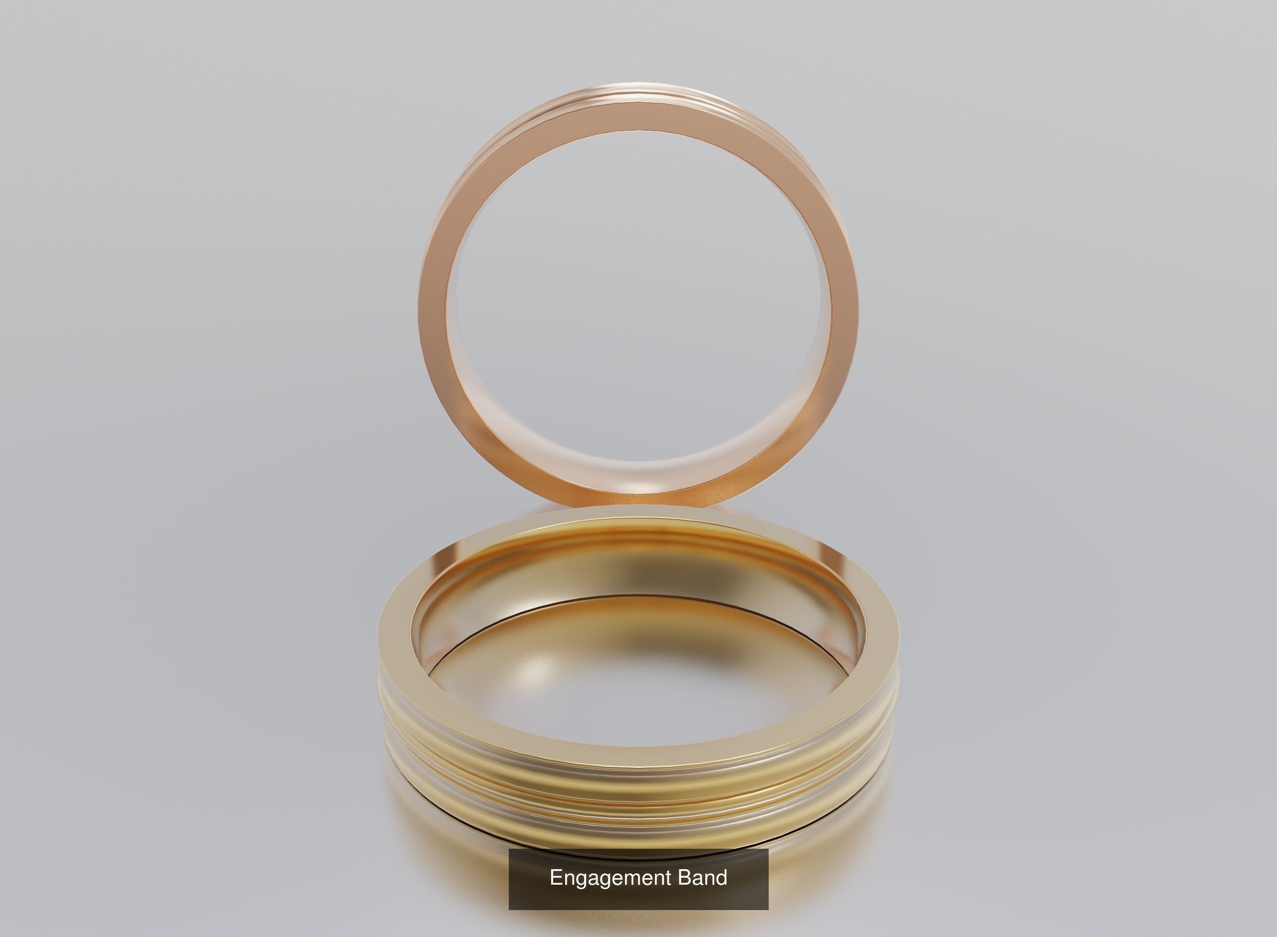 Engagement Bands 3D Model Collection_14