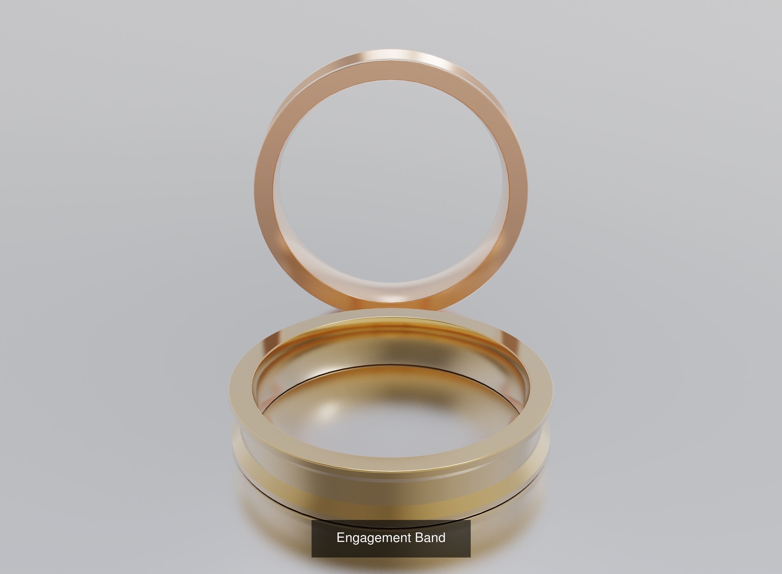 Engagement Bands 3D Model Collection_15