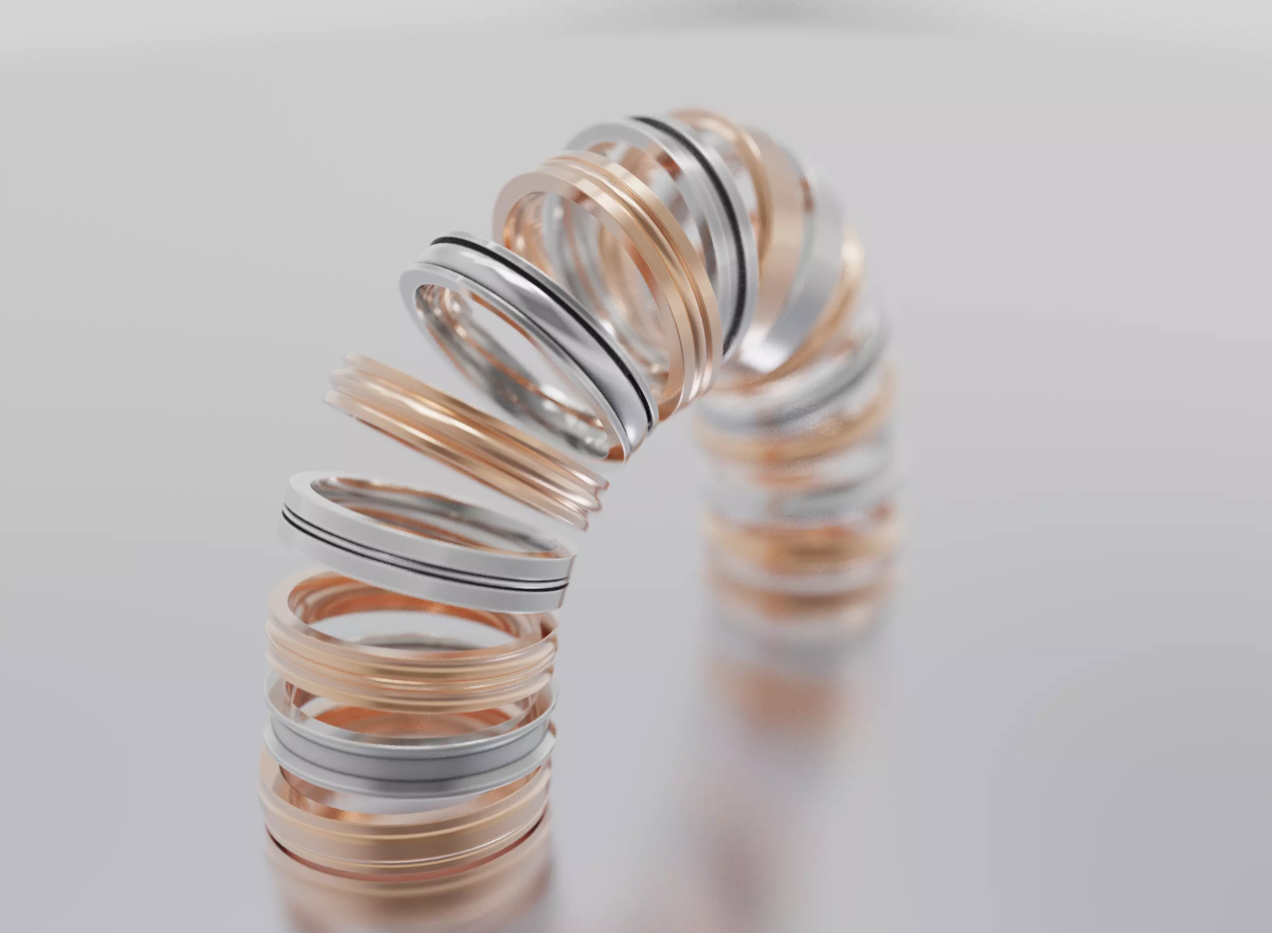 Engagement Bands 3D Model Collection_0