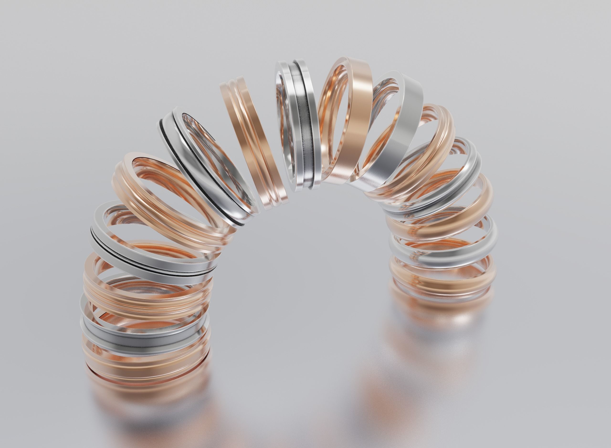 Engagement Bands 3D Model Collection_1