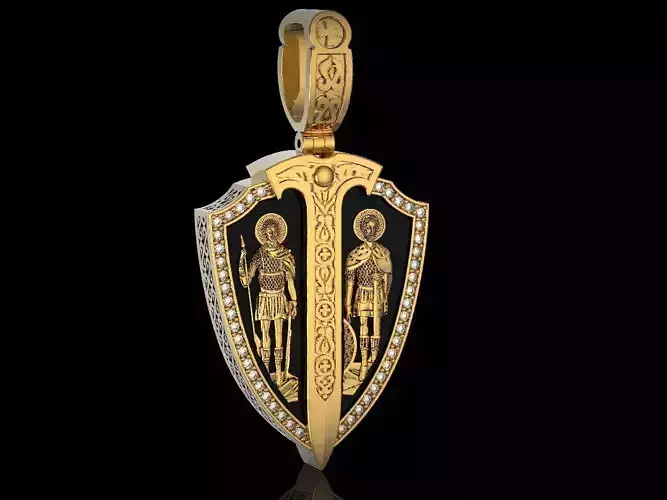 Shield pendant 