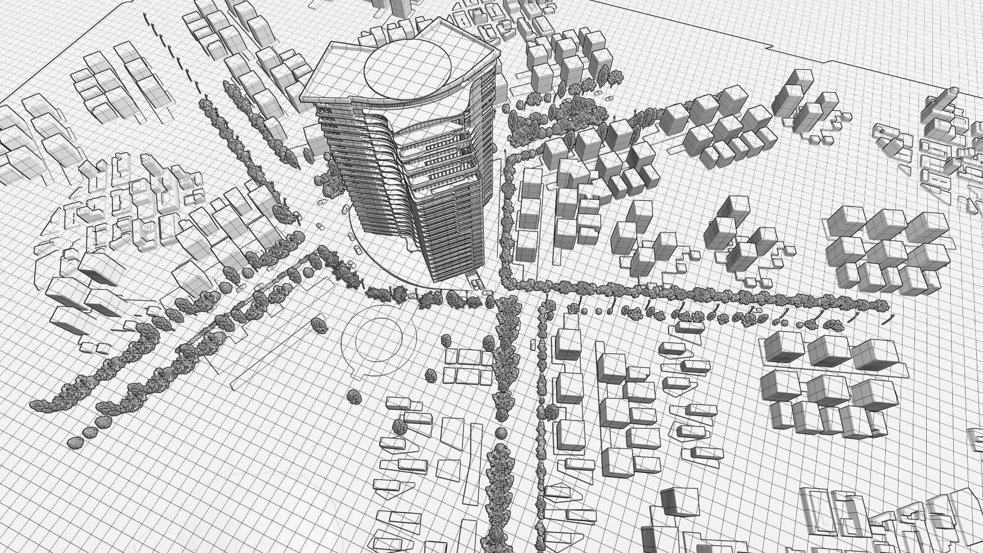 Residential Tower2 3D model_16