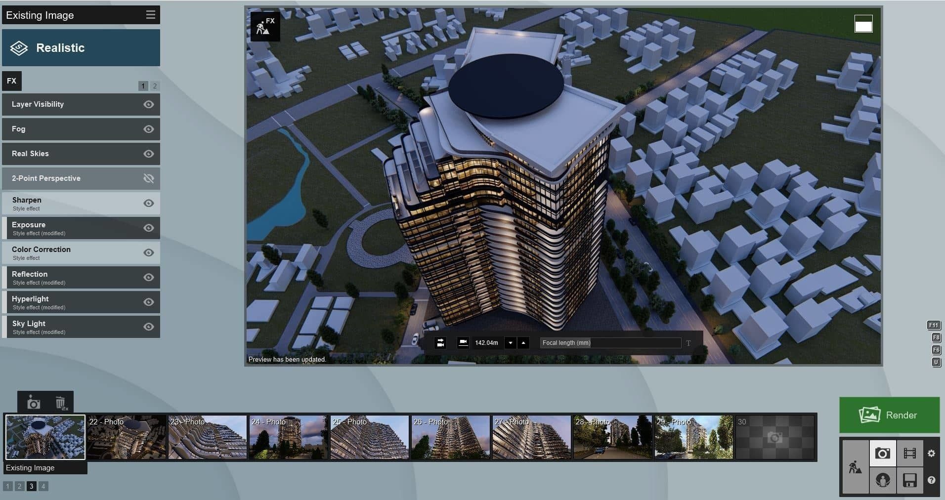 Residential Tower2 3D model_14