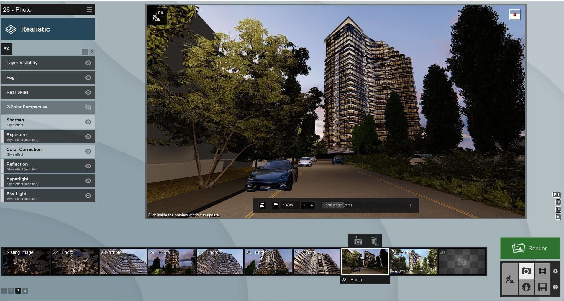 Residential Tower2 3D model_11