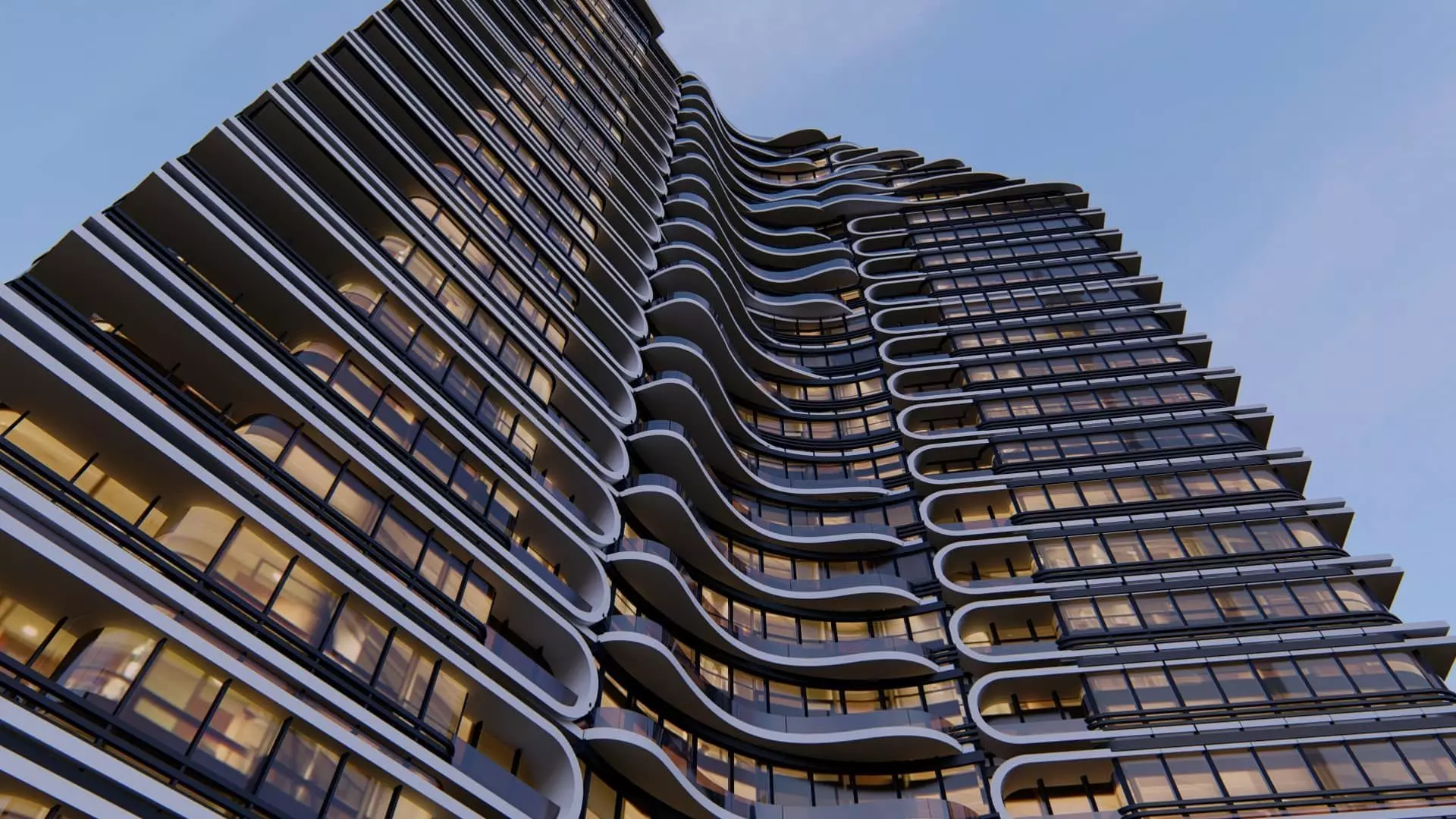 Residential Tower2 3D model_0