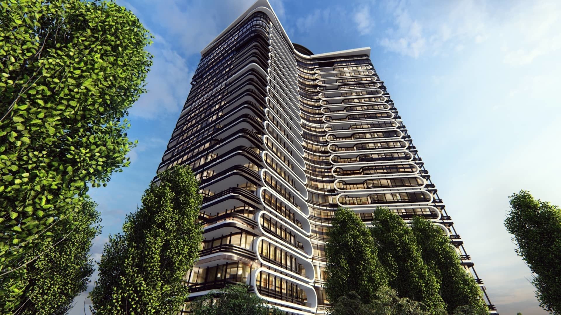 Residential Tower2 3D model_8