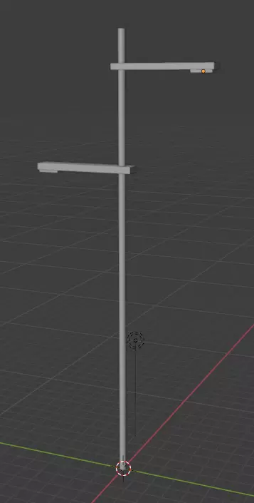 Design Street Light Free low-poly 3D model