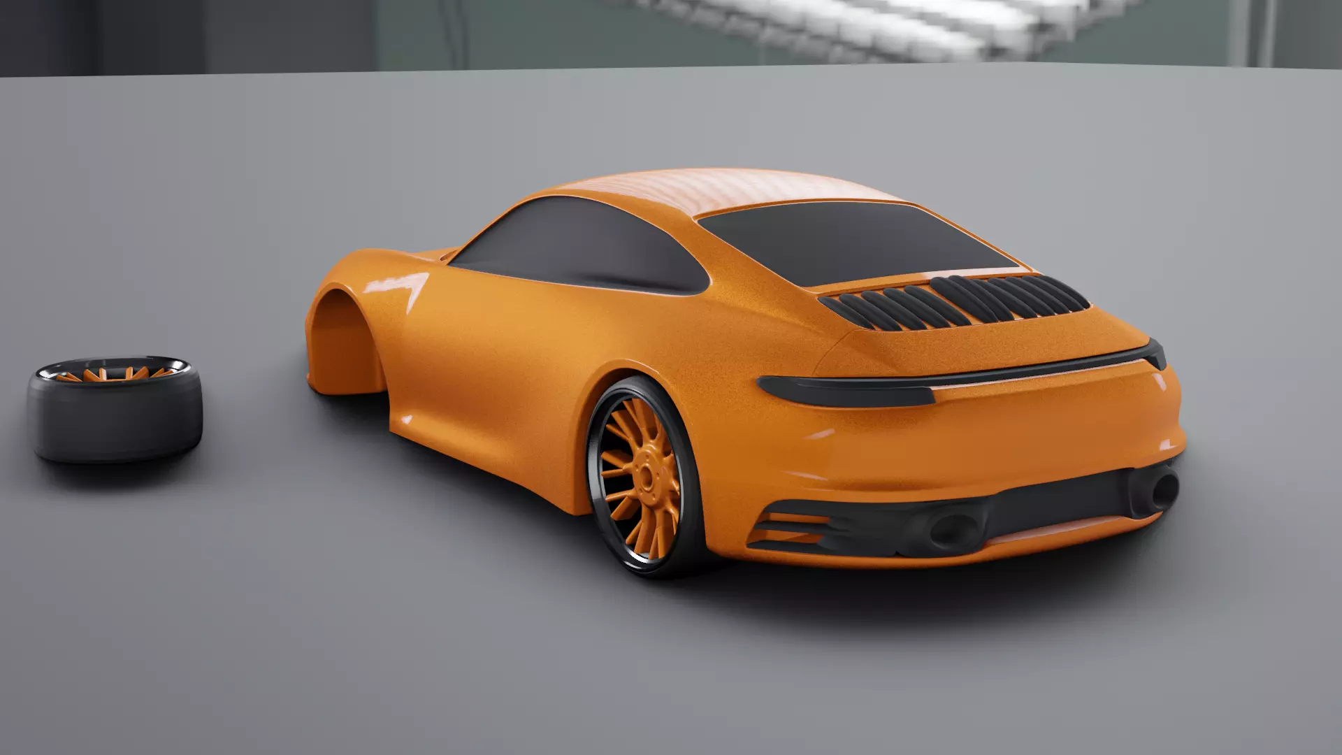 PORSCHE 911 CARRERA 4S 3D print model