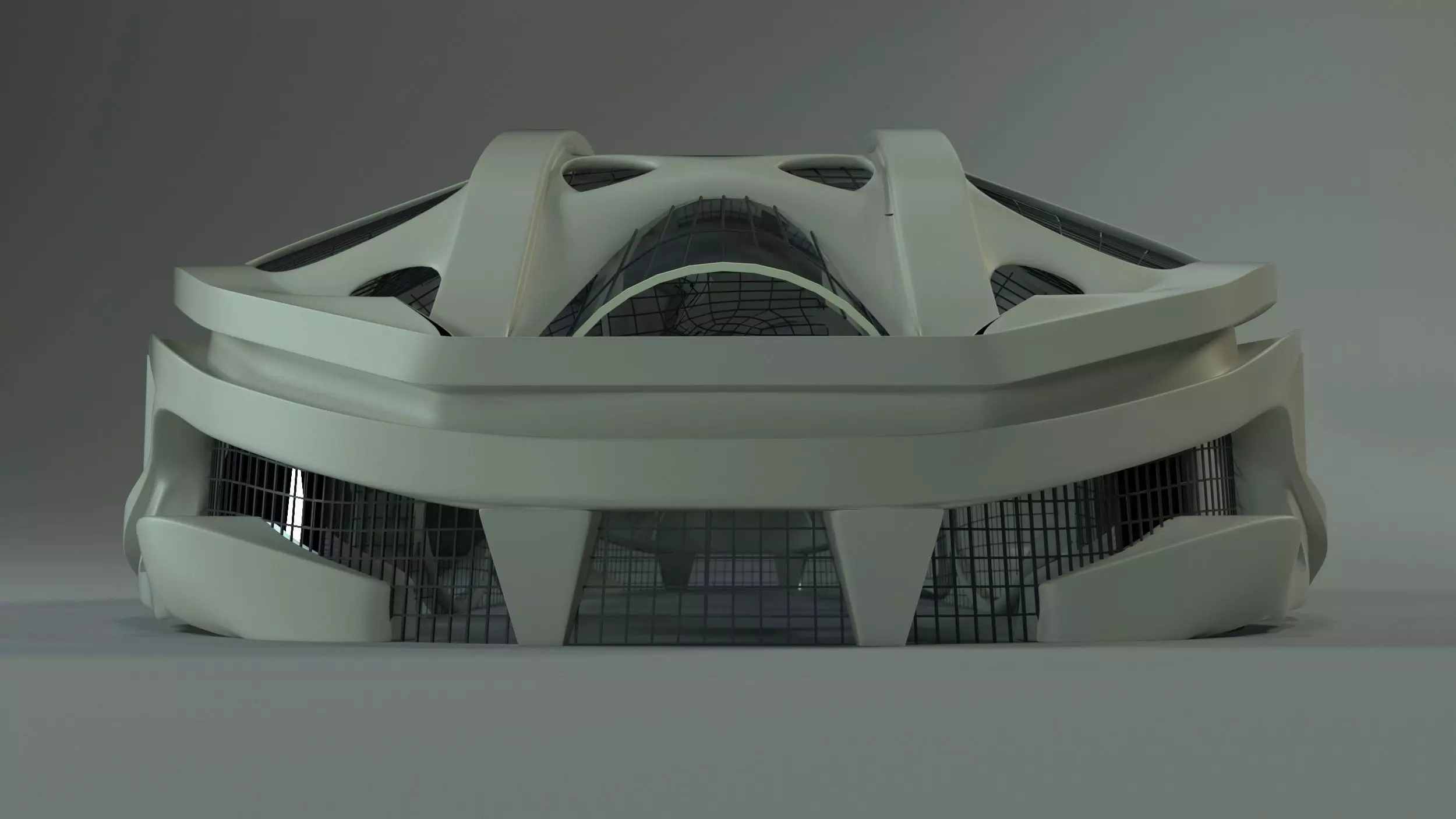 Stadium helmet Free low-poly 3D model_0