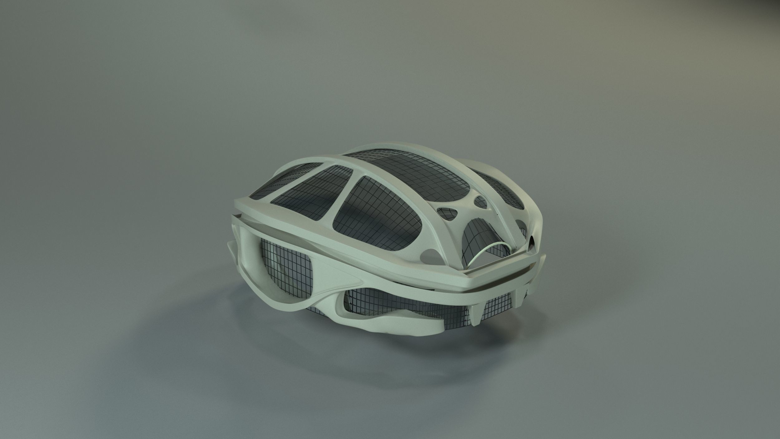 Stadium helmet Free low-poly 3D model_1