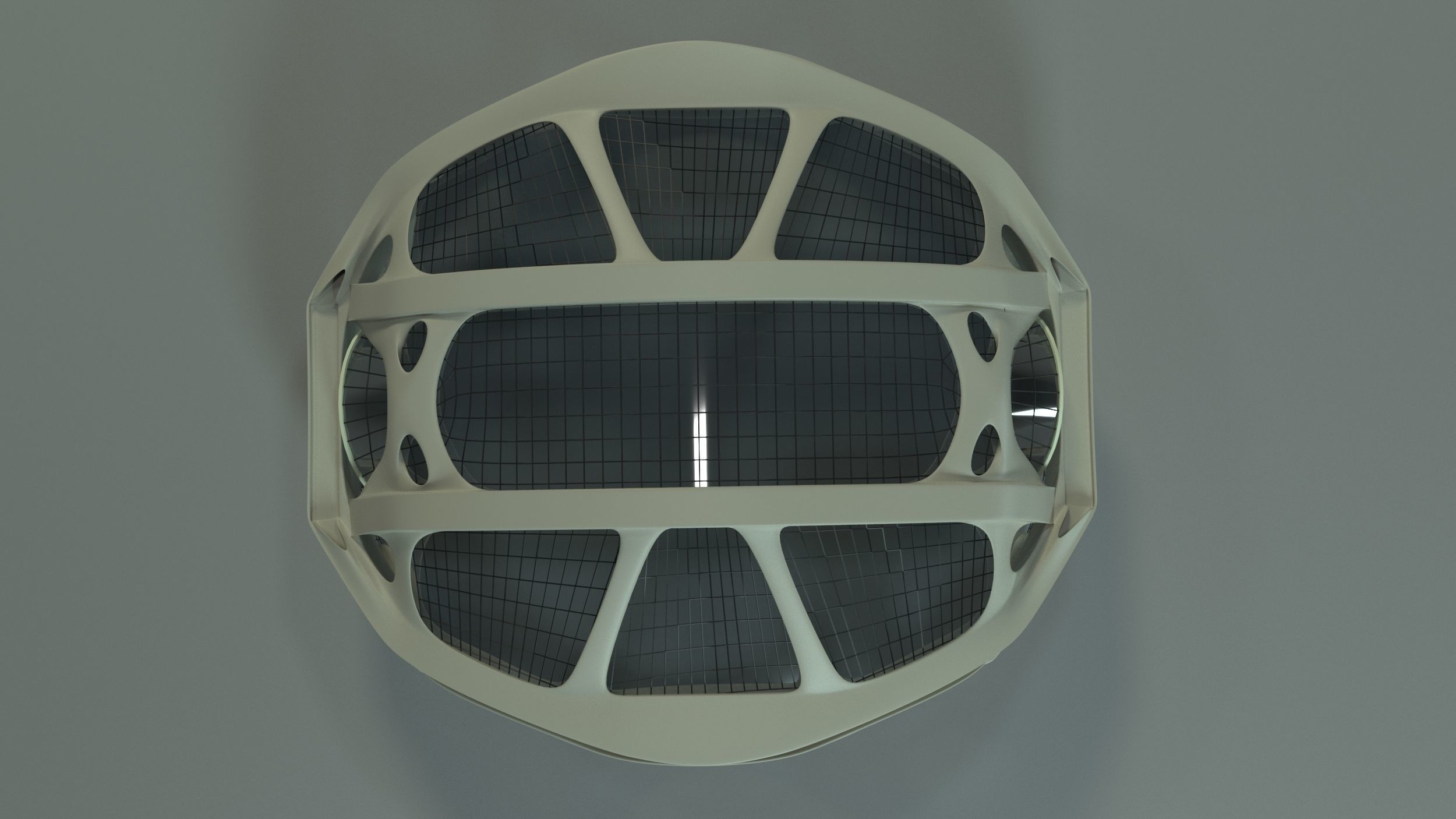 Stadium helmet Free low-poly 3D model_3