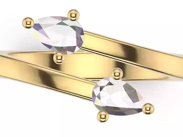 bypass perar diamond ring stl verified