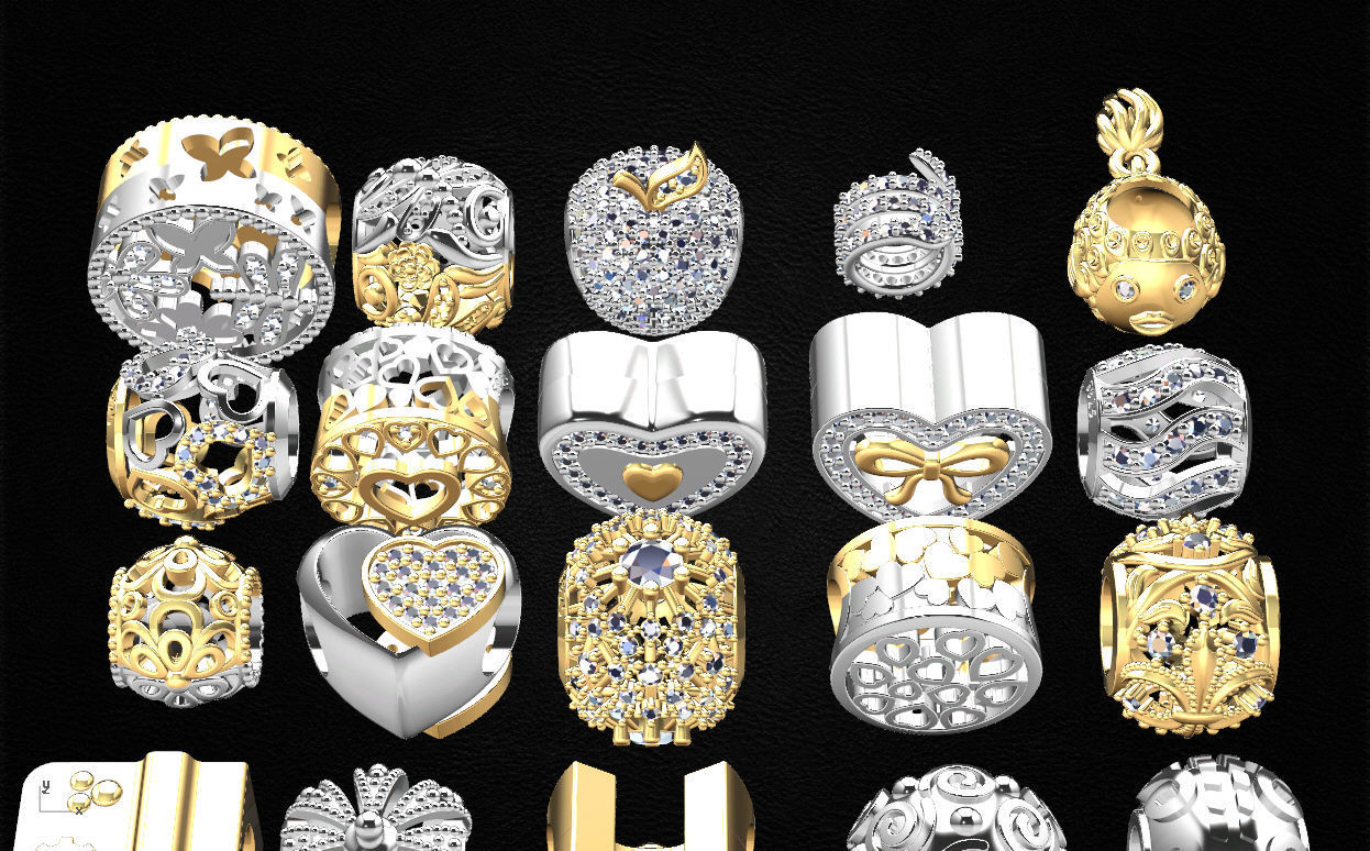 Pandora beads 3D print model_1