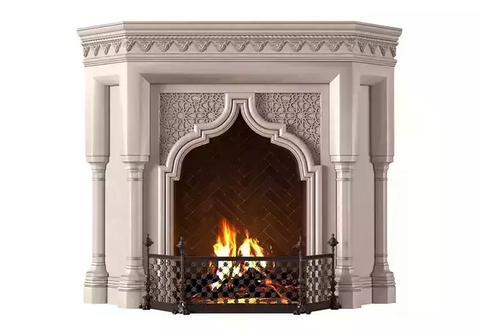 Arabic Fireplace oriental style