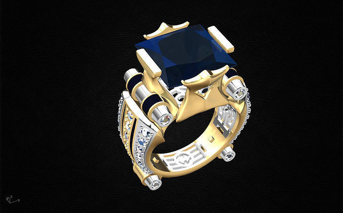 Ring Black prince 3D print model