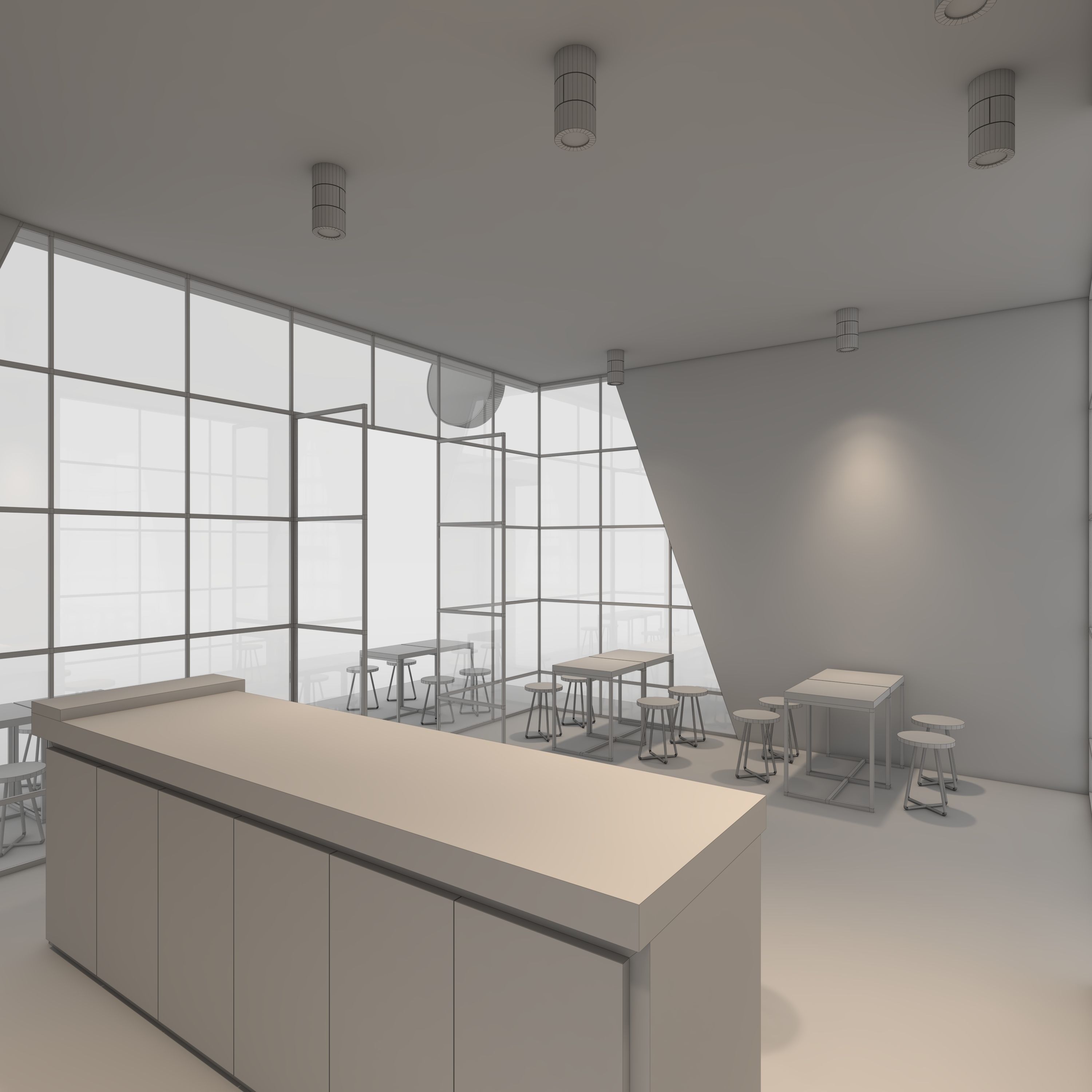 Cafe Modern 1 3D model_19